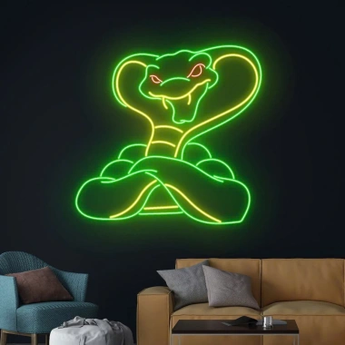 Đèn LED Neon Trang Trí Tết Ất Tỵ Hình Con Rắn Nhiều Mẫu Kèm Nguồn và Miếng Dán Treo Tường