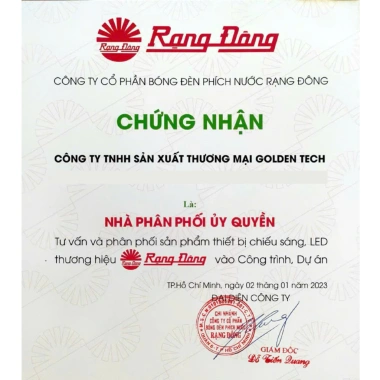 Đèn LED Pha Rạng Đông 100W 6.500K CP10 220V – Ánh sáng, chính hãng, tiết kiệm