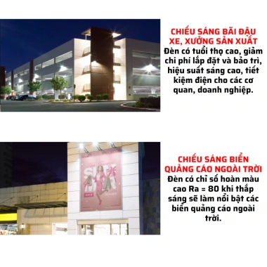 Đèn LED Pha Rạng Đông 100W 6.500K CP10 220V – Ánh sáng, chính hãng, tiết kiệm