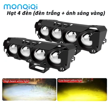 Đèn LED Sương Mù Siêu Sáng 2.024 12V/24V cho Xe Hơi, Xe Máy - Giá chỉ 84.500 VNĐ