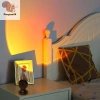Đèn Led USB Hoàng Hôn Máy chiếu neon trang trí nhà, đèn ngủ di động, ánh sáng tâm trạng COD 60.9k 2