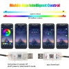 Đèn LED viền taplo dải Acrylic USB 64 màu RGB - 12 chế độ, giá chỉ 110.000₫ 3