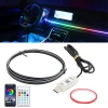 Đèn LED viền taplo dải Acrylic USB 64 màu RGB - 12 chế độ, giá chỉ 110.000₫ 5