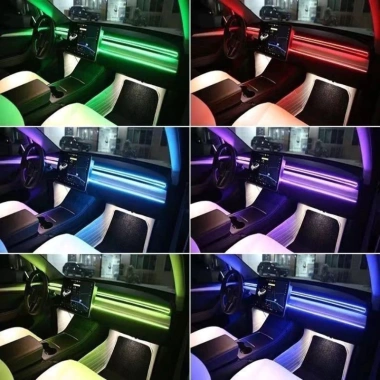 Đèn LED viền taplo dải Acrylic USB 64 màu RGB - 12 chế độ, giá chỉ 110.000₫