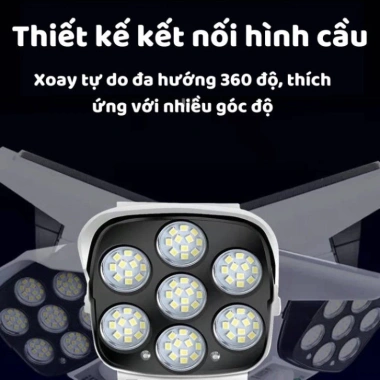 Đèn Năng Lượng Giả Camera Ngoài Trời - Cảm Biến Tự Động, Chống Nước, Điều Khiển Từ Xa, Tiết Kiệm Năng Lượng 7