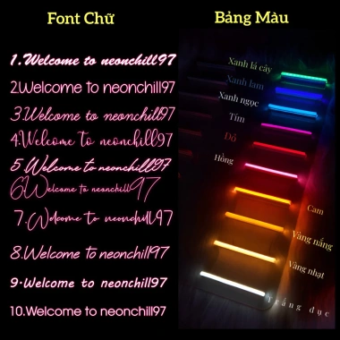 Đèn Neon Cao Cấp Theo Yêu Cầu Dây LED Chống Nước Trang Trí Phòng Ngủ 15.000 VND 7