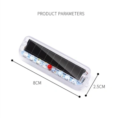 Đèn nhấp nháy năng lượng mặt trời HAPPYLEAF66 không dây, LED chống nước, bảo vệ đuôi xe máy - 53.350₫