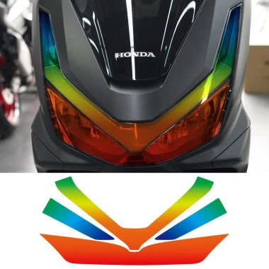Đèn pha PCX 160 Honda Tint phim bọc vinyl chống thấm, nhãn dán đổi màu tùy chỉnh