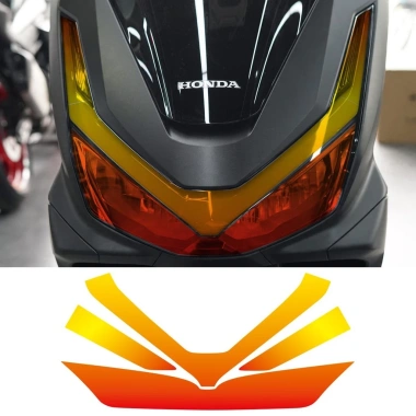 Đèn pha PCX 160 Honda Tint phim bọc vinyl chống thấm, nhãn dán đổi màu tùy chỉnh
