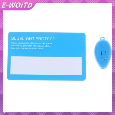 Đèn Pin E-WOITD Chống Ánh Sáng Xanh + Thẻ LED Nhựa Kính Thử HNVN - Tiết Kiệm Pin, Độ Sáng Cao