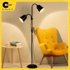 Đèn sàn cây đứng hai đầu CM04 - Thiết kế hiện đại, decor phòng đơn giản, giảm giá 285.000₫
