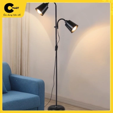 Đèn sàn cây đứng hai đầu CM04 - Thiết kế hiện đại, decor phòng đơn giản, giảm giá 285.000₫ 3