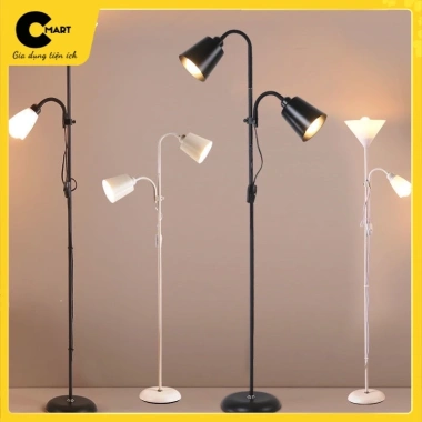 Đèn sàn cây đứng hai đầu CM04 - Thiết kế hiện đại, decor phòng đơn giản, giảm giá 285.000₫ 6