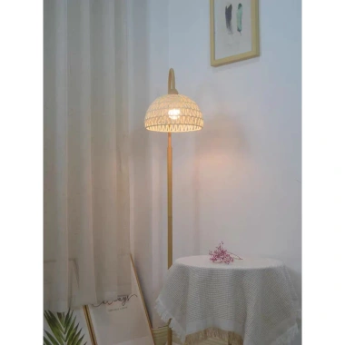 Đèn sàn dệt mây CM50 - Ánh sáng ấm áp phòng khách, giường ngủ, giá 295.000đ 6