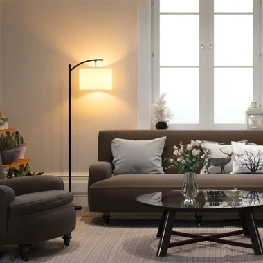 Đèn sàn đứng CM66 hiện đại, ánh sáng ấm áp cho phòng ngủ, khách, làm việc - giảm giá 485.000 4