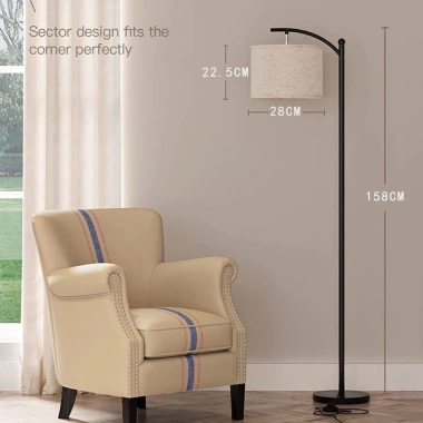 Đèn sàn đứng CM66 hiện đại, ánh sáng ấm áp cho phòng ngủ, khách, làm việc - giảm giá 485.000 8