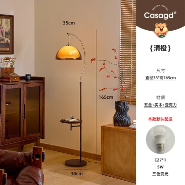 Đèn Sàn Đứng Cổ Điển Sang Trọng CM74 - Trang Trí Phòng Khách và Ngủ, Giá 895k 10
