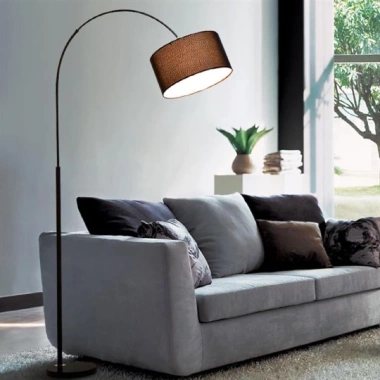 Đèn Sàn Đứng Dáng Cong Kiểu Bắc Âu Hiện Đại Tối Giản Tặng Bóng - Giá 495.000₫