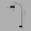 Đèn Sàn Đứng Dáng Cong Kiểu Bắc Âu Hiện Đại Tối Giản Tặng Bóng - Giá 495.000₫ 9