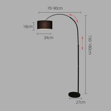 Đèn Sàn Đứng Dáng Cong Kiểu Bắc Âu Hiện Đại Tối Giản Tặng Bóng - Giá 495.000₫ 9 Đèn Sàn Đứng Dáng Cong Kiểu Bắc Âu Hiện Đại Tối Giản Tặng Bóng - Giá 495.000₫ 9