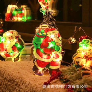 Đèn Trang Trí Noel Đa Hình Treo Cửa Kính - Trang Trí Tường Giáng Sinh, 59.000đ 4