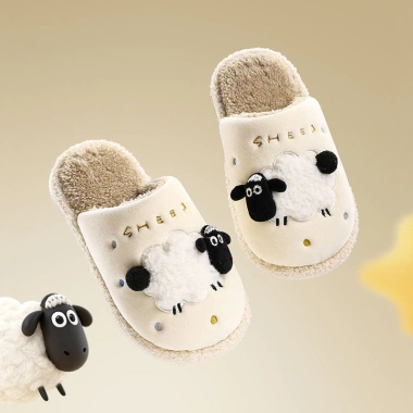 Dép bông cừu Mario bé gái hồng ấm áp mùa đông cotton thời trang trẻ em - Giá 206.388 VND 4 Dép bông cừu Mario bé gái hồng ấm áp mùa đông cotton thời trang trẻ em - Giá 206.388 VND 4