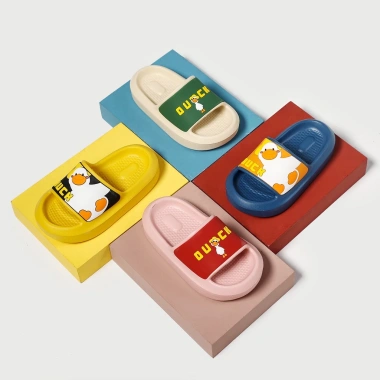 Dép Cheerful Mario EVA đế mềm chống trượt, hình vịt hoạt hình đáng yêu, size 17-28cm, giá 124.632 VND 3 Dép Cheerful Mario EVA đế mềm chống trượt, hình vịt hoạt hình đáng yêu, size 17-28cm, giá 124.632 VND 3