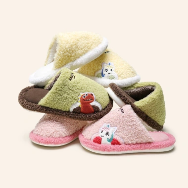 Dép cotton trẻ em thời trang khủng long kỳ lân mùa thu - Giá ưu đãi 205.254₫