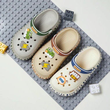 Dép cross CHEERFUL MARIO EVA chống trượt cỡ lớn, thời trang hè bé trai 2