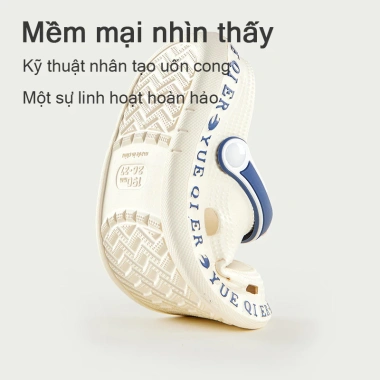 Dép cross CHEERFUL MARIO EVA chống trượt cỡ lớn, thời trang hè bé trai 4