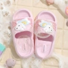 Dép lê bé gái Cheerful Mario Pink Bunny – Động vật dễ thương, đế EVA mềm, 182.520₫ 5