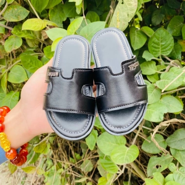 Dép Lê Bé Trai và Gái Da Cao Cấp Đế Đúc Trống Trơn, Trượt Da Mềm, Size 22-36 Giá 109k