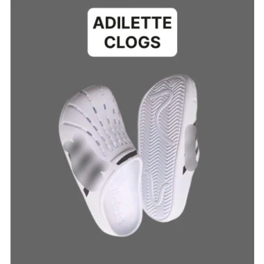 Dép lười trắng Đát Adi.let.te Clogs M5W6 đế cao 235cm - Giá ưu đãi 1.201.000₫