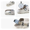 Dép Mario trẻ em màu kaki cross ruy băng, EVA mềm, giá 154.116₫ - giảm giá 9