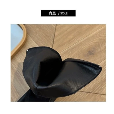 Dép Sandal Tăng Chiều Cao Đế Dày Cho Nữ Mùa Hè 2.025 Kẹp Mũi, Boot Ngắn Khóa Sau 8