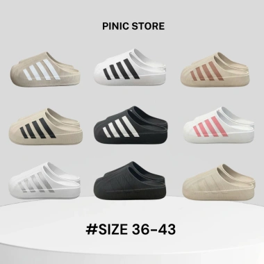 Dép Sọc Sục Đúc Nam Nữ 36-43 Đế Êm Chống Trơn Không Thấm Nước - Đổi Size Pinic Store