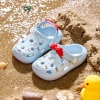 Dép Sục Đế Xuồng Mario Hình Nơ Bướm Cho Bé Gái Màu Hồng, Siêu Nhẹ, Mềm Mại, Chống Trượt Đi Biển Ngoài Trời 2