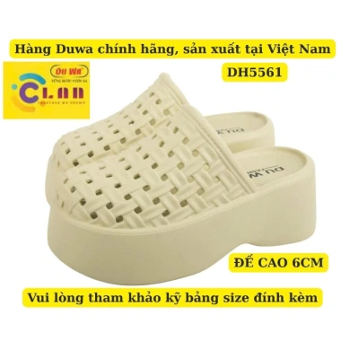 Dép Sục Nữ Duwa Cao 6cm Đúc Nguyên Khối Chính Hãng - Giảm 17550 VND Còn 65000 VND 4 Dép Sục Nữ Duwa Cao 6cm Đúc Nguyên Khối Chính Hãng - Giảm 17550 VND Còn 65000 VND 4