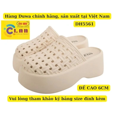 Dép Sục Nữ Duwa Cao 6cm Đúc Nguyên Khối Chính Hãng - Giảm 17550 VND Còn 65000 VND 5 Dép Sục Nữ Duwa Cao 6cm Đúc Nguyên Khối Chính Hãng - Giảm 17550 VND Còn 65000 VND 5