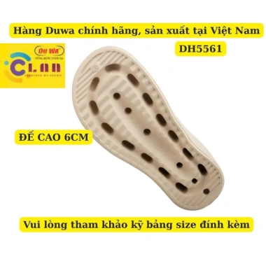 Dép Sục Nữ Duwa Cao 6cm Đúc Nguyên Khối Chính Hãng - Giảm 17550 VND Còn 65000 VND 6 Dép Sục Nữ Duwa Cao 6cm Đúc Nguyên Khối Chính Hãng - Giảm 17550 VND Còn 65000 VND 6