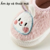 Dép trẻ em mùa đông Mario Gấu ấm áp lông nỉ, giày bé trai, bé gái, kèm túi xách 6