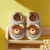 Dép trẻ em mùa đông Mario Gấu ấm áp lông nỉ, giày bé trai, bé gái, kèm túi xách 9