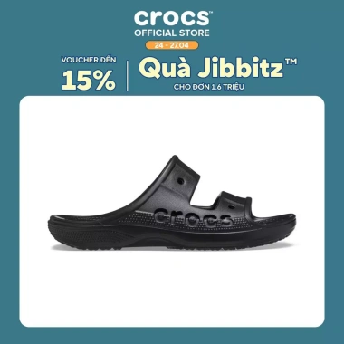 Dép Xăng Đan Unisex Crocs Baya Black - Siêu nhẹ, thoải mái, giảm giá 876.000₫ Dép Xăng Đan Unisex Crocs Baya Black - Siêu nhẹ, thoải mái, giảm giá 876.000₫