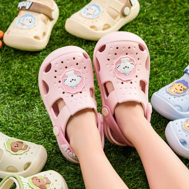 Dépp Mario Cross Đi Bộ Trẻ Em Mũi Rộng, Đầu Súc Chó Con Dễ Thương, Màu Thời Trang - Giá 200.880₫