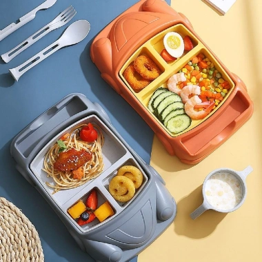 Đĩa ăn hình ô tô MAOYE66SY - Bộ đồ ăn trẻ em tháo rời, sáng tạo, kèm cốc, phù hợp bữa trưa nhà hàng 5 Đĩa ăn hình ô tô MAOYE66SY - Bộ đồ ăn trẻ em tháo rời, sáng tạo, kèm cốc, phù hợp bữa trưa nhà hàng 5