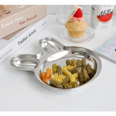 Đĩa ăn nhẹ thép không gỉ 304 Bunny trẻ em - Thiết kế động vật dễ thương, sản xuất Hàn Quốc, giá ưu đãi 323k 4 Đĩa ăn nhẹ thép không gỉ 304 Bunny trẻ em - Thiết kế động vật dễ thương, sản xuất Hàn Quốc, giá ưu đãi 323k 4