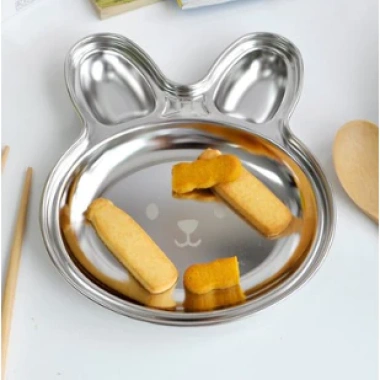 Đĩa ăn nhẹ thép không gỉ 304 Bunny trẻ em - Thiết kế động vật dễ thương, sản xuất Hàn Quốc, giá ưu đãi 323k 7 Đĩa ăn nhẹ thép không gỉ 304 Bunny trẻ em - Thiết kế động vật dễ thương, sản xuất Hàn Quốc, giá ưu đãi 323k 7