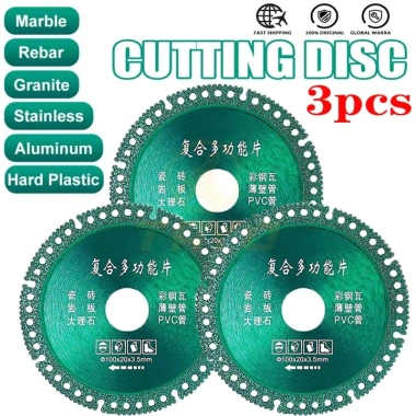 Đĩa Cắt Kim Cương 6 Trong 1 Đa Năng 100mm Siêu Mỏng Màu Xinh Xắn Cắt Gạch Men, Gỗ, Đá Hoa Cương 19.000đ