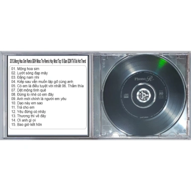 Đĩa CD 3.013 Mong Hoa Sim Remix BXH Nhạc Trẻ 15 EDM TikTok Hot Trend Giá 25.000₫ 4 Đĩa CD 3.013 Mong Hoa Sim Remix BXH Nhạc Trẻ 15 EDM TikTok Hot Trend Giá 25.000₫ 4