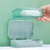 Đĩa Xà Phòng Nắp Lật Top, Giá Đỡ Kệ, Hộp Đựng Thoát Nước, Giá chỉ 45.100₫ 2